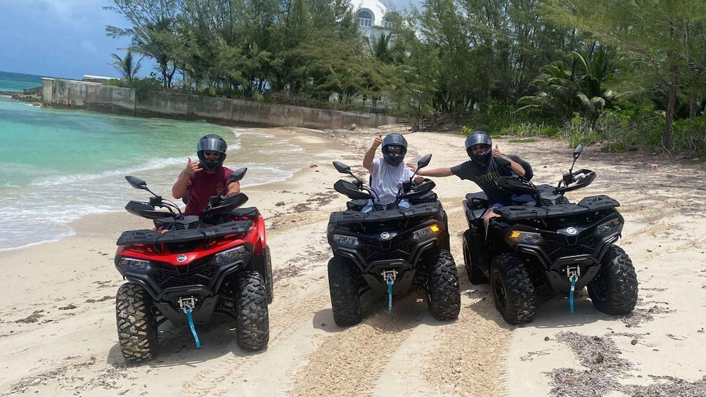 Nas: Atv guided tours best beaches, historical sites & lunch