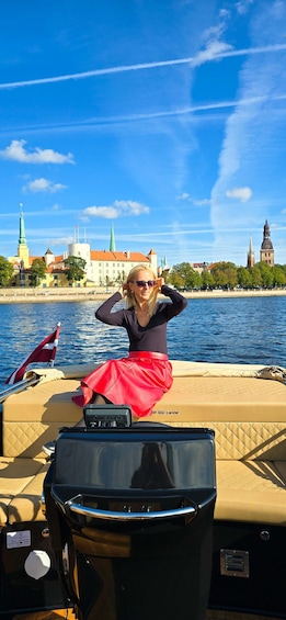 Picture 9 for Activity Riga: Private Boat Tour City Canal and Daugava River