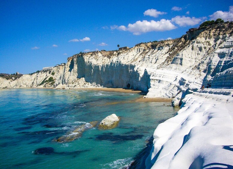 Picture 2 for Activity From San Leone: Half-day Dinghy Tour to Scala Dei Turchi