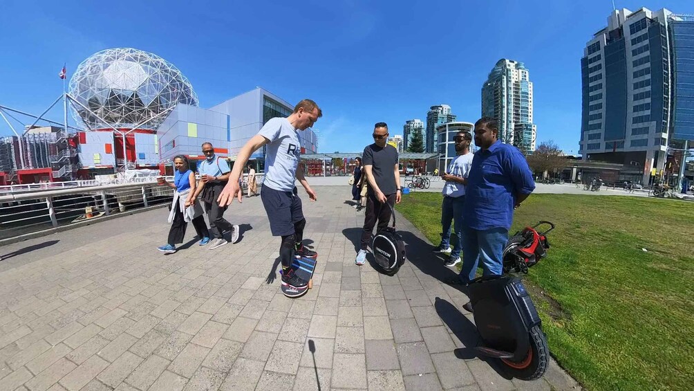 Electric unicycle (EUC) riding course