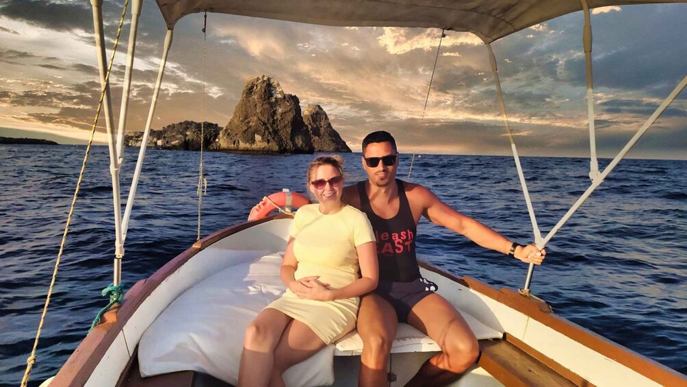 Aci Trezza boat tour sunset and dinner sicilian family home