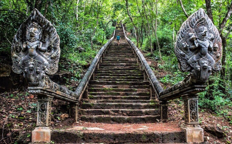 Picture 2 for Activity Battambang: Temples & Bat Caves Tour with Bamboo Train Ride