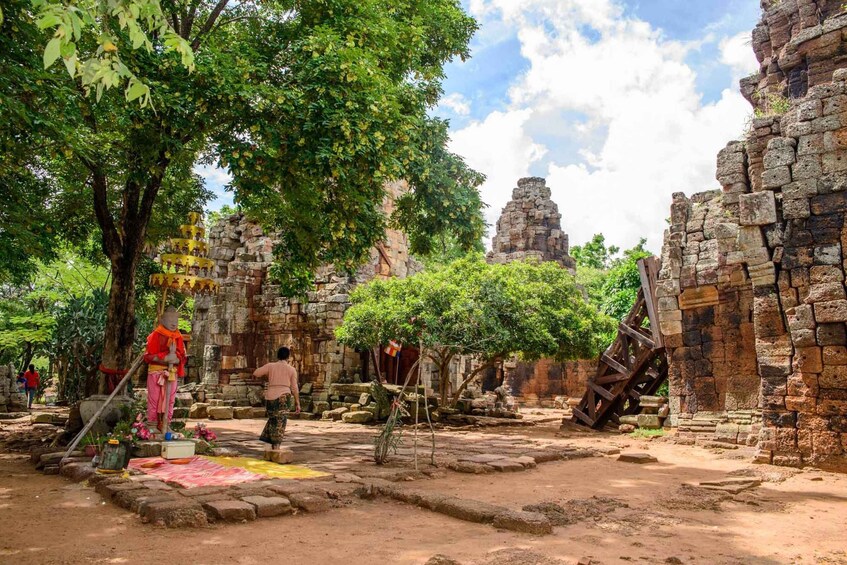 Picture 3 for Activity Battambang: Temples & Bat Caves Tour with Bamboo Train Ride