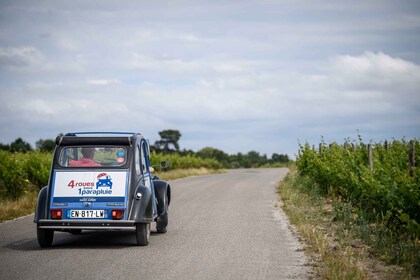 Family trip Biarritz in Citroen 2CV