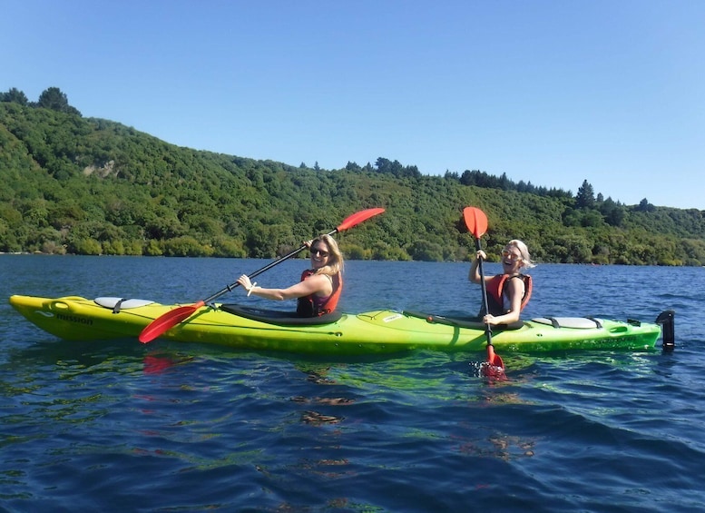 Picture 5 for Activity Taupo: Maori Rock Carvings Kayaking Tour