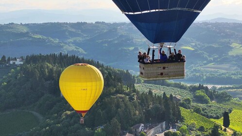 Privat varmluftsballong, Pienza, Montalcino, Val D'orcia