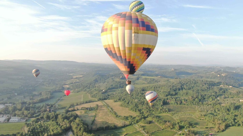 Picture 9 for Activity Private Hot Air Balloon, Pienza, Montalcino, Val D'orcia