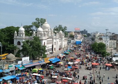 Visita guiada de medio día de compras y degustación de comida a Hyderabad