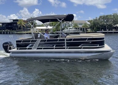 Fort Lauderdale: 12 People Private Pontoon Rental