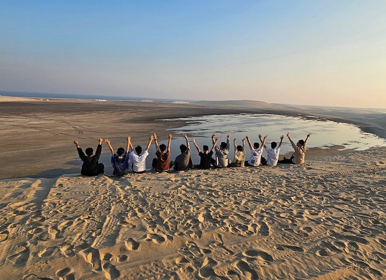 Picture 10 for Activity Doha Private Desert Safari, inland sea, sand boarding