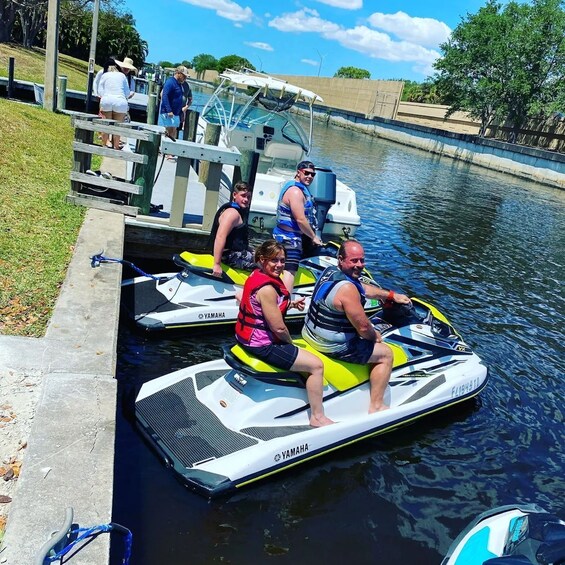 Picture 3 for Activity Cape Coral and Fort Myers: Wild Life Jet Ski Tour