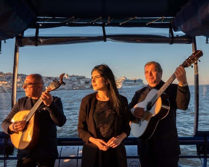 Picture 3 for Activity Lisbon: Boat Cruise with Live Fado Performance and a Drink