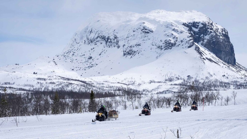 Snowmobile Safari in the mountains of Helgeland!