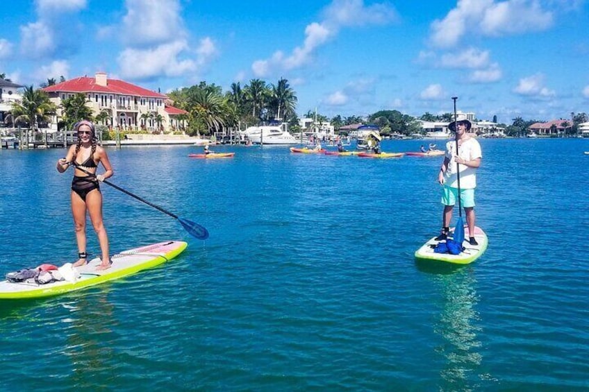 Stand Up Paddleboards are a great way to explore the area. 