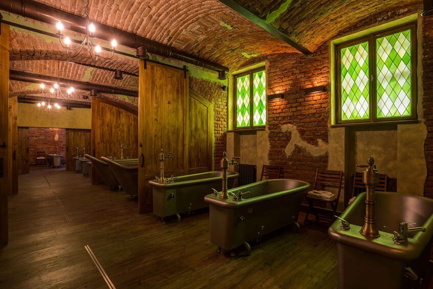 Picture 1 for Activity Prague: Beer and Wine Spa Bath with Salt Cave Experience