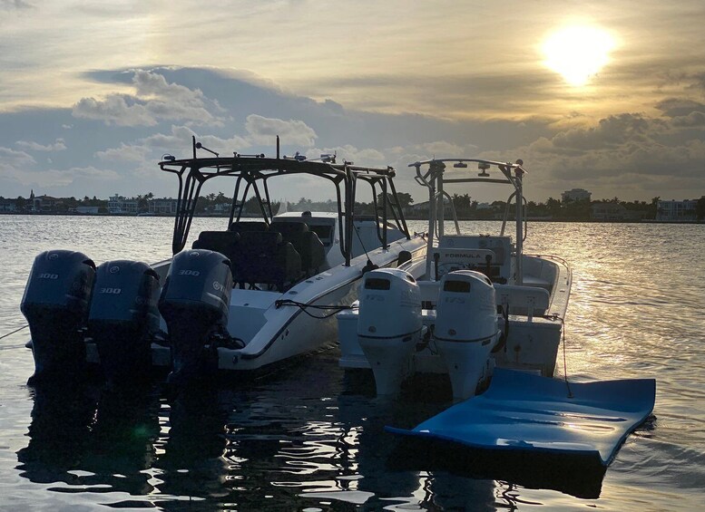 Picture 3 for Activity Miami: Private Sunset Boat Tour with Bottle of Champagne