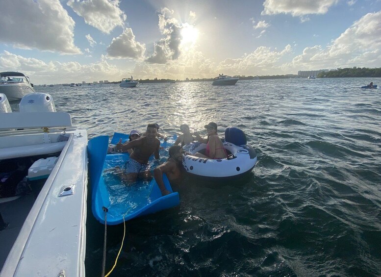 Picture 5 for Activity Miami: Private Sunset Boat Tour with Bottle of Champagne