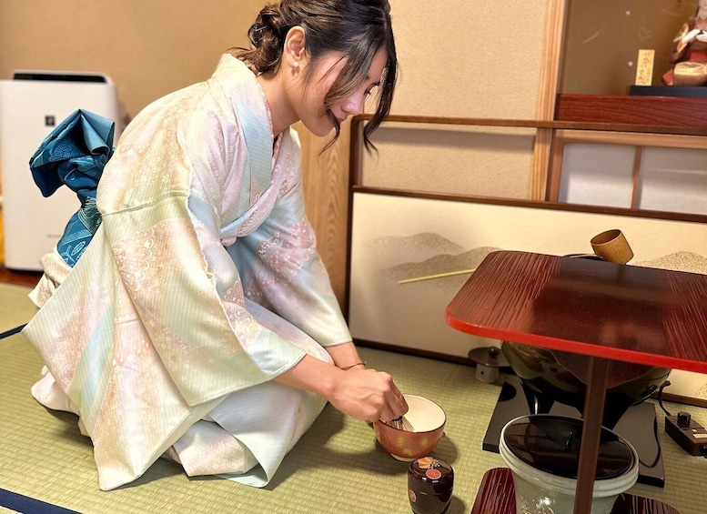 Picture 2 for Activity Tokyo:Genuine Tea Ceremony, Kimono Dressing, and Photography