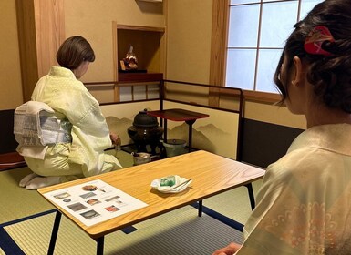 Tokio: ceremonia del té genuina, vestimenta de kimono y fotografía