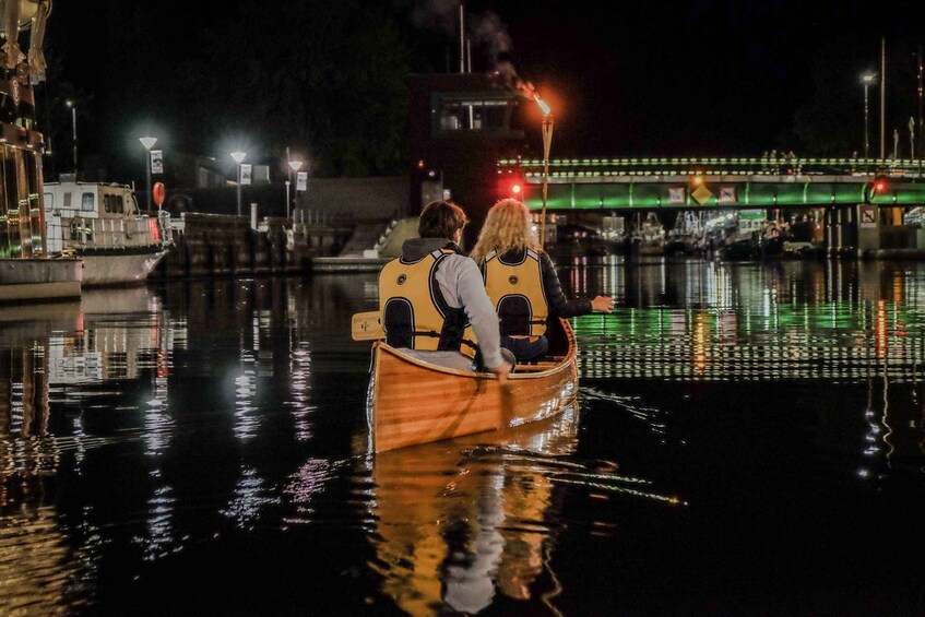 Picture 2 for Activity Klaipeda: Evening Guided Tour by Wooden Canoe