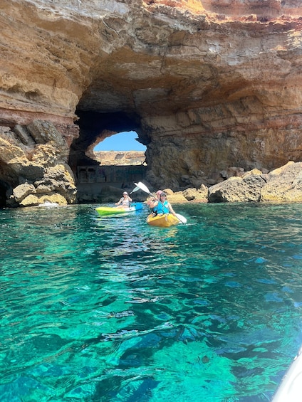 Picture 3 for Activity Cala Codolar: Guided Sea Kayaking Caves and Snorkeling Tour