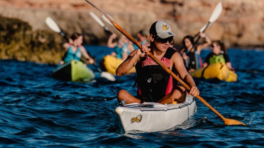 Cala Codolar: Guided Sea Kayaking and Snorkeling Tour