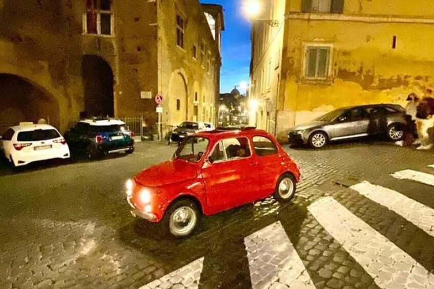 Picture 22 for Activity Rome: 2 hour Evening Tour of Rome aboard a Vintage Fiat 500