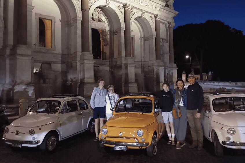 Picture 1 for Activity Rome: 2 hour Evening Tour of Rome aboard a Vintage Fiat 500