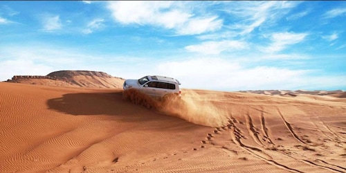 Inland Sea Desert Safari With Camel Ride and Dune Bashing