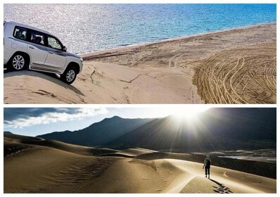 Relax Inland Sea Tour, Desert Safari, Camel Ride, SandBoard