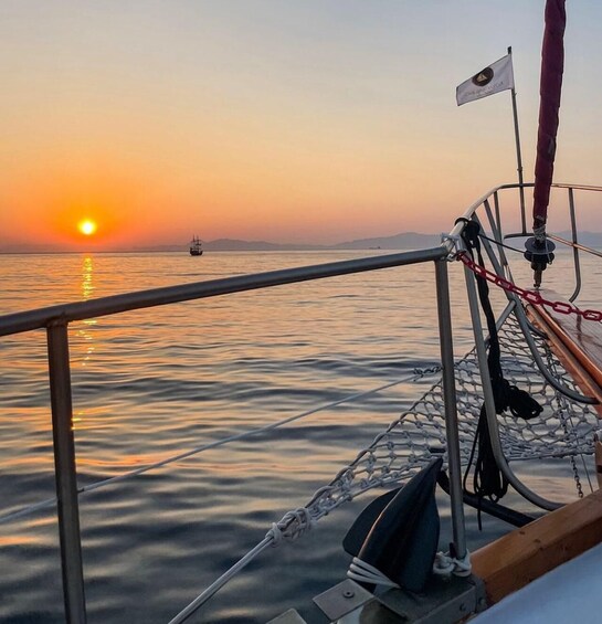 Picture 12 for Activity Rhodes Town: Sunset Boat Cruise with Drinks & Snacks