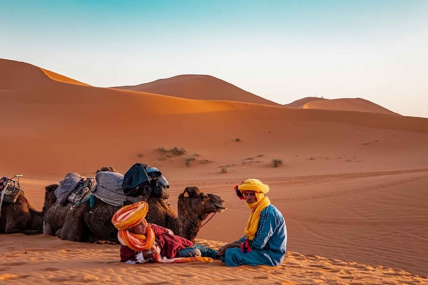 Fes to Marrakech via Marzouga : 2 days 1 night desert tour