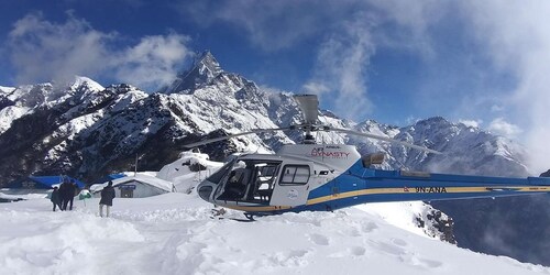 Von Pokhara aus: Private Helikoptertour zum Annapurna Base Camp