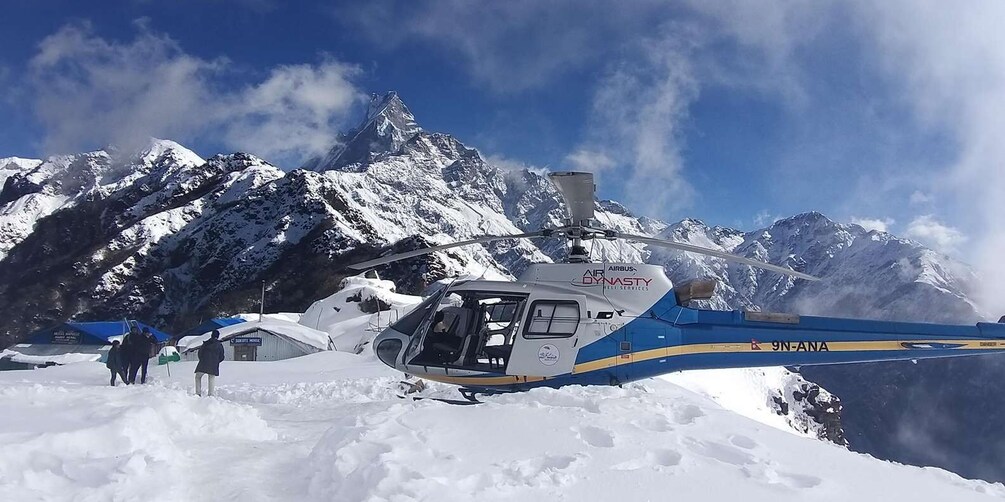 From Pokhara: Private Helicopter Tour to Annapurna Base Camp