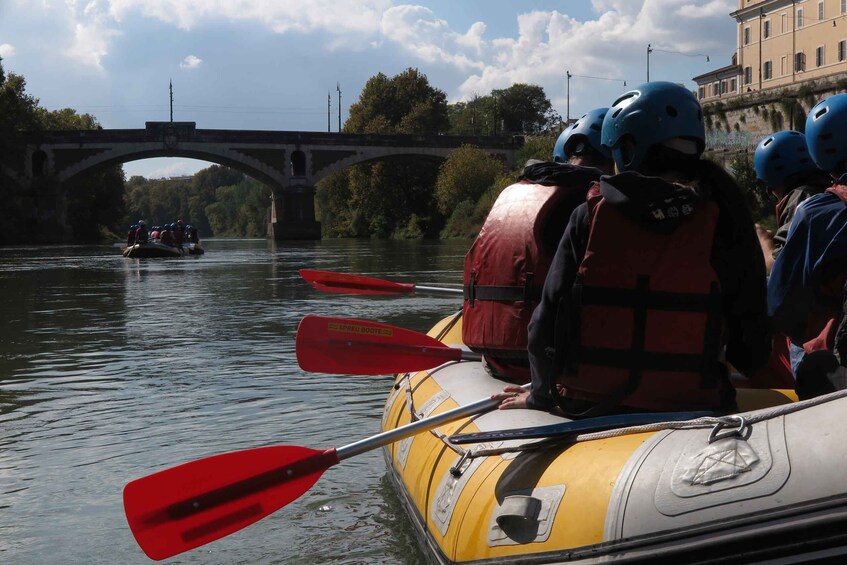 Picture 5 for Activity Rome: Rafting Experience on the Tiber River with Prosecco