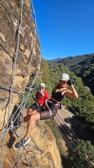 Picture 10 for Activity From Estepona: Vía ferrata El Caimán guided climbing tour