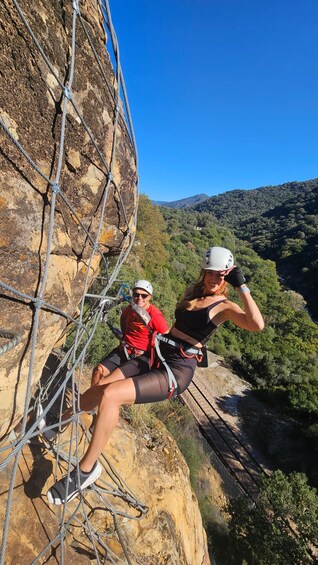 Picture 10 for Activity From Estepona: Vía ferrata El Caimán guided climbing tour