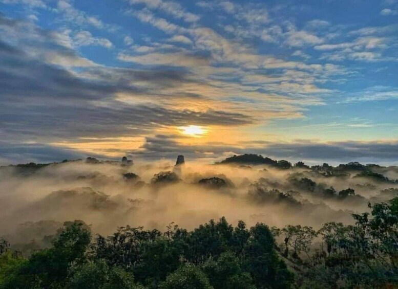 From Flores: Tikal Sunrise Extended Private Tour