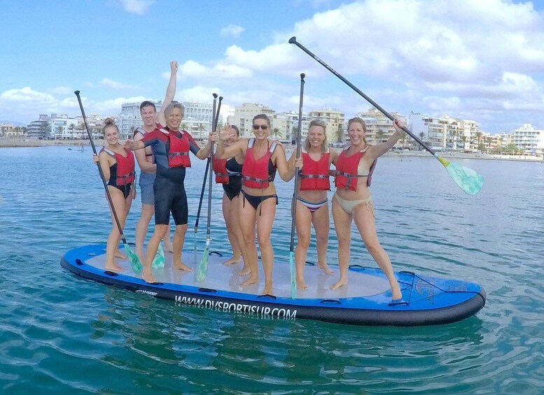 Rent a Giant Stand Up Paddle XXL for groups