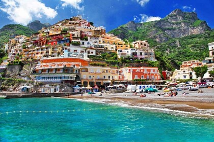 From Positano: Amalfi Coast and Emerald Grotto Group Cruise