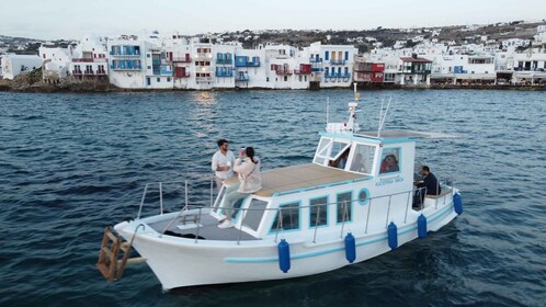 Mykonos: private half-day cruise south beaches of Mykonos