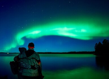 Rovaniemi: Private Tour mit garantierten Nordlichtern