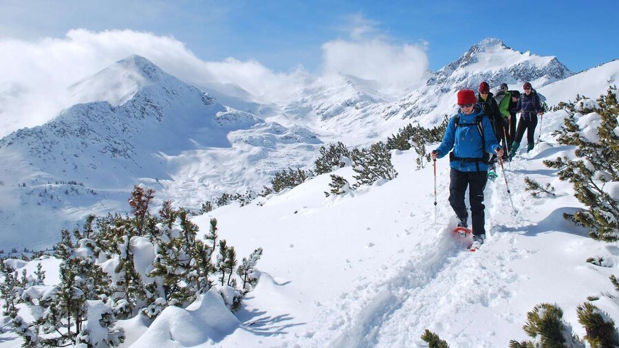 Bansko: Easy snowshoeing Pirin National Park & thermal spa