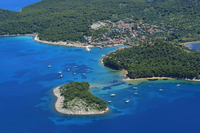 From Biograd: Golden Island of Vrgada Trip with Lunch