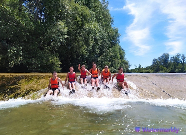 Picture 1 for Activity Lucca: Family-Friendly Kayaking Tour with Aperitif