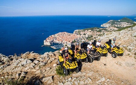 Dubrovnik: Countryside Guided ATV Tour & Tavern Refreshments