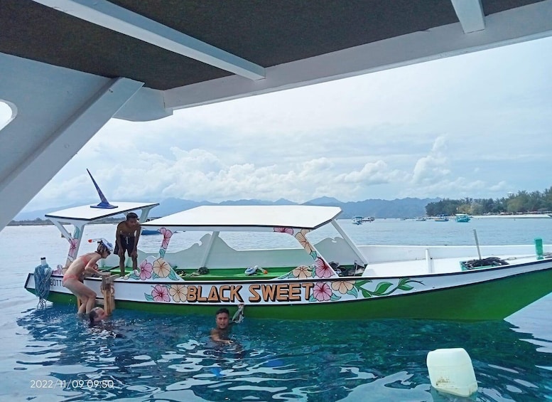 Picture 25 for Activity Gili Air/Trawangan: Glass-Bottom Boat Tour with Snorkeling