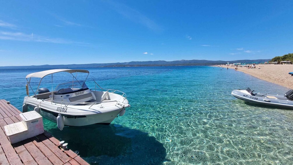 Picture 1 for Activity From Makarska: Golden Horn, Bol Speedboat Tour with Swimming
