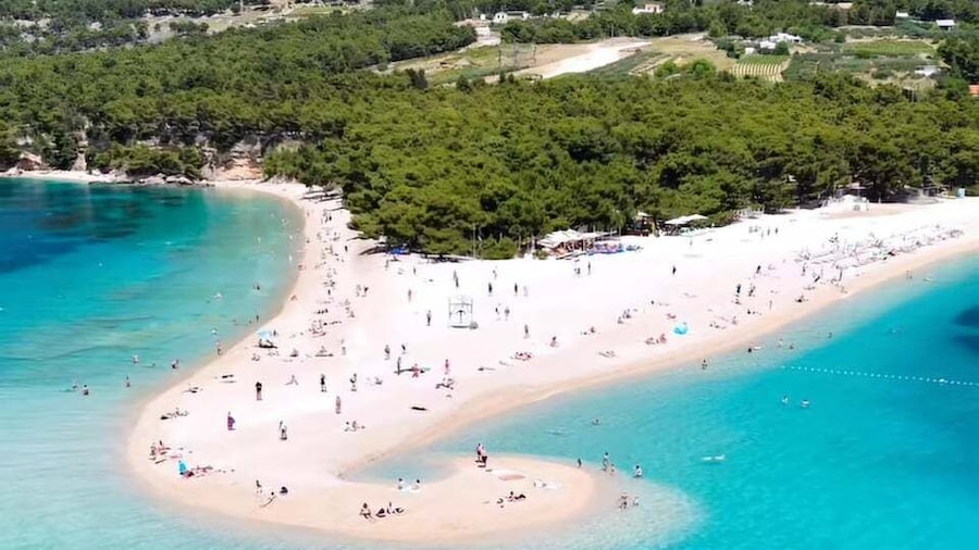 Golden Horn beach, Blue lagoon, beach with swing, Nugal