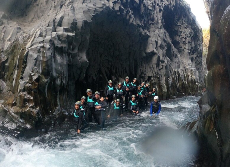 From Motta Camastra: Alcantara Gorges Body Rafting Trip